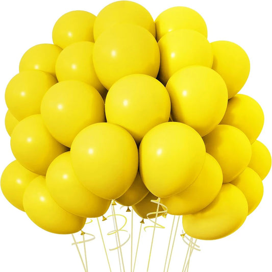 Latexballons – 10/20/30 Stück in Gelb