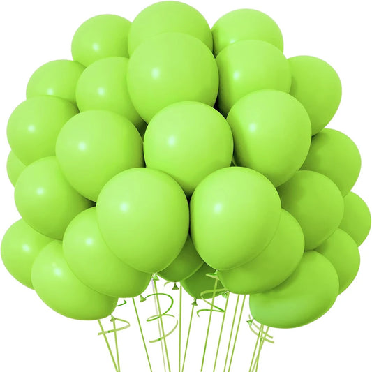 Latexballons – 10/20/30 Stück in Apfelgrün