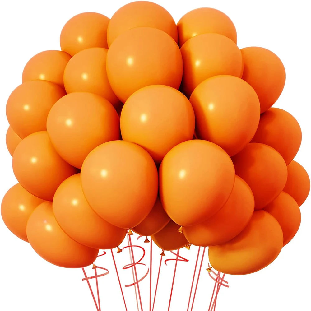 Latexballons – 10/20/30 Stück in Orange