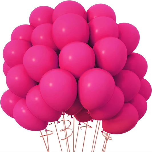 Latexballons – 10/20/30 Stück in Rosenrot